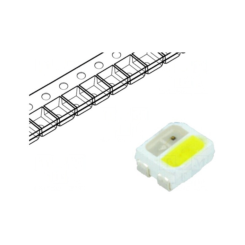Banda LED SMD 3528 PLCC4 roșie/alb rece 3,5x2,7x1,5mm 120° 20mA | Electronic-mag.ro | Componente Electronice Banda LED SMD 3528 PLCC4 roșie/alb rece 3,5x2,7x1,5mm 120° 20mA | Electronic-mag.ro | Componente Electronice