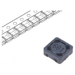 Inductor SMD 670uH 190mA 5,73Ω 7,3x7,3x3,4mm | Electronic-mag.ro | Componente Electronice