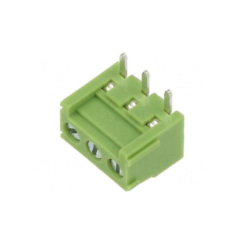 Regletă de conexiuni 3,81mm pentru PCB - 3 piste | Electronic-mag.ro | Componente Electronice
