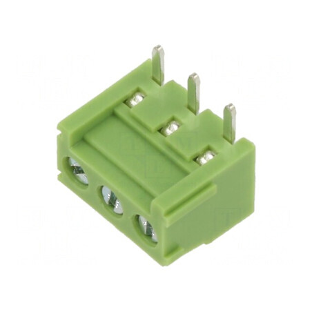Regletă de conexiuni 3,81mm pentru PCB - 3 piste | Electronic-mag.ro | Componente Electronice