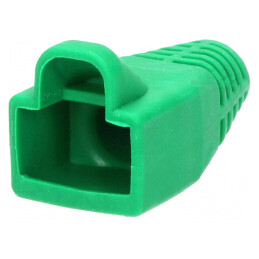 Protecție mufă RJ45 6mm verde | Electronic-mag.ro | Componente Electronice