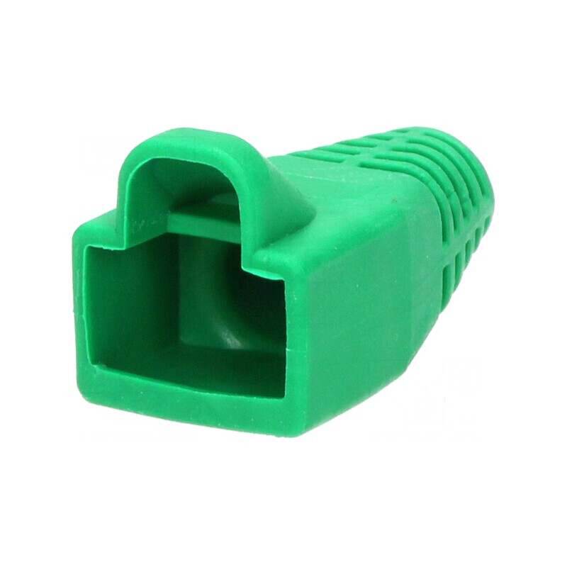 Protecție mufă RJ45 6mm verde | Electronic-mag.ro | Componente Electronice