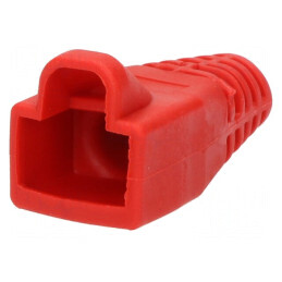 Protecție mufă RJ45 6mm roșie | Electronic-mag.ro | Componente Electronice