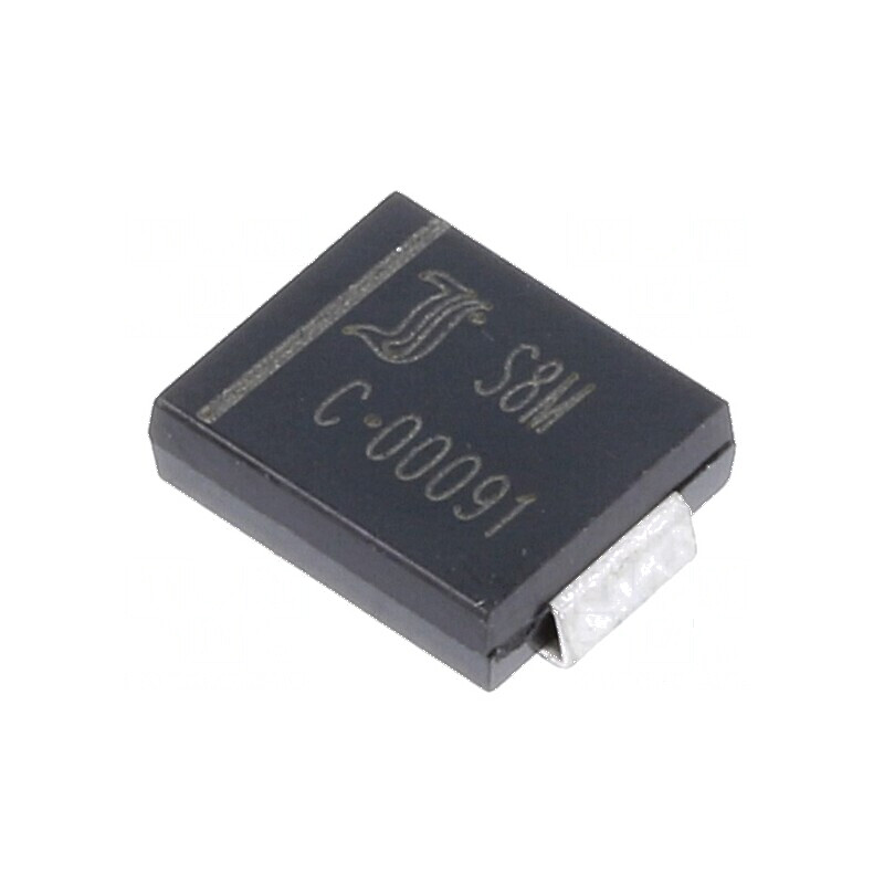 Diodă redresoare SMD 1kV 8A 1,5us SMC Ufmax 0,98V Ifsm 400A | Electronic-mag.ro | Componente Electronice Diodă redresoare SMD 1kV 8A 1,5us SMC Ufmax 0,98V Ifsm 400A | Electronic-mag.ro | Componente Electronice