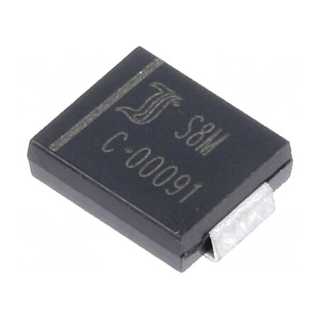 Diodă redresoare SMD 1kV 8A 1,5us SMC Ufmax 0,98V Ifsm 400A | Electronic-mag.ro | Componente Electronice
