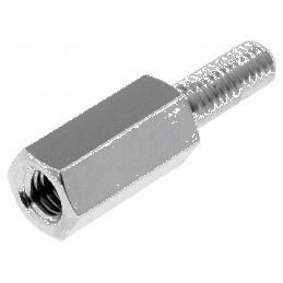 Piuliță distanțieră filetată 10mm M3 | Electronic-mag.ro | Componente Electronice