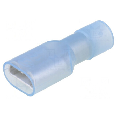 Terminal plat 6,3mm mamă 2mm2 crimpat pe cablu izolată | Electronic-mag.ro | Componente Electronice