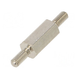Piuliță distanțieră filetată 10mm M2,5 hexagonală | Electronic-mag.ro | Componente Electronice