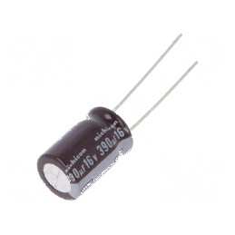 Condensator electrolitic low ESR THT 390uF 16VDC Ø10x16mm | Electronic-mag.ro | Componente Electronice