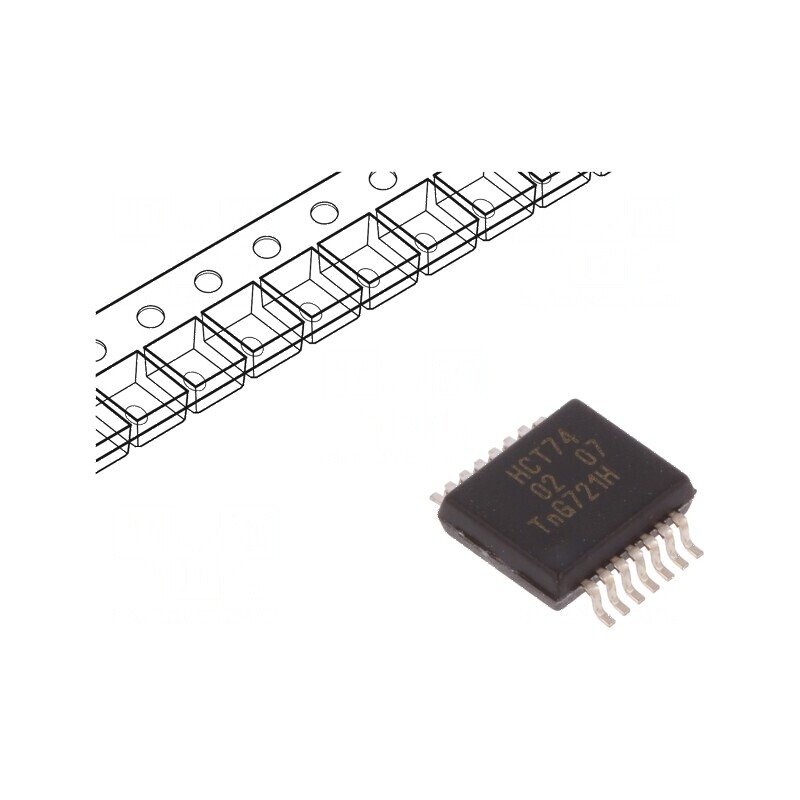 Flip-Flop Digital D CMOS TTL SMD SSOP14 HCT | Electronic-mag.ro | Componente Electronice Flip-Flop Digital D CMOS TTL SMD SSOP14 HCT | Electronic-mag.ro | Componente Electronice