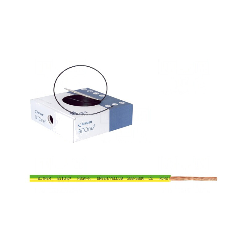 Cablu BiTOne H05V-K 0,75mm² PVC galben-verde 100m | Electronic-mag.ro | Componente Electronice Cablu BiTOne H05V-K 0,75mm² PVC galben-verde 100m | Electronic-mag.ro | Componente Electronice