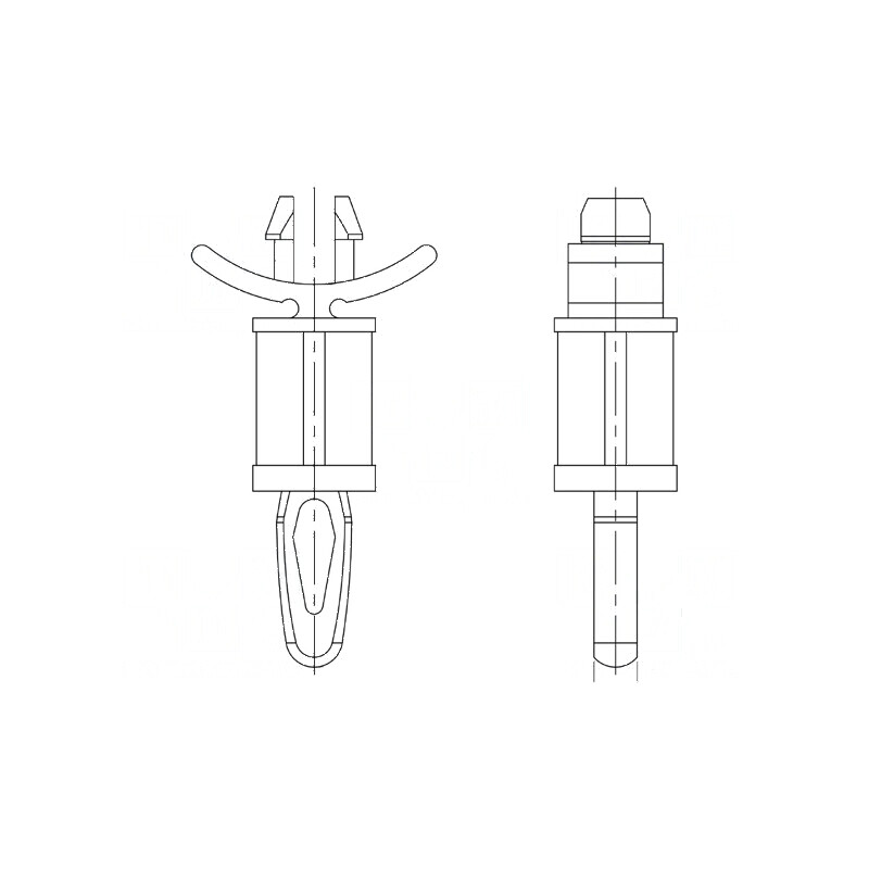 Distanțier PCB poliamidă 66 15,9mm clichet | Electronic-mag.ro | Componente Electronice Distanțier PCB poliamidă 66 15,9mm clichet | Electronic-mag.ro | Componente Electronice