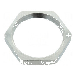 Piuliță PG11 alamă nichel 3mm Cheie 21mm Filet PG GM-MS | Electronic-mag.ro | Componente Electronice