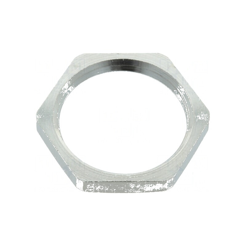 Piuliță PG11 alamă nichel 3mm Cheie 21mm Filet PG GM-MS | Electronic-mag.ro | Componente Electronice