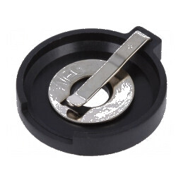 Soclu pentru baterii CR2412, CR2430, DL2430, THT orizontal H: 7,5mm | Electronic-mag.ro | Componente Electronice