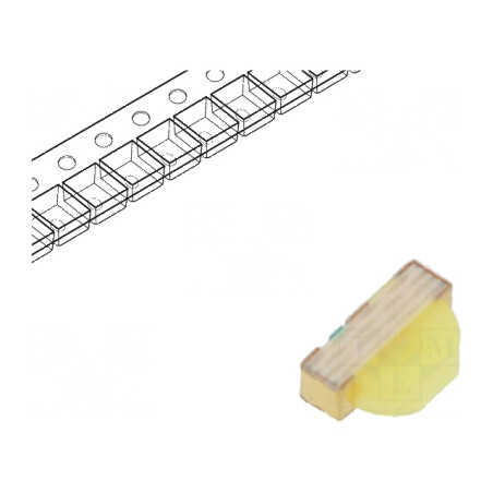 LED SMD 0603 Alb 18-35mcd 170° 5mA 2,55-3,15VDC 32mW | Electronic-mag.ro | Componente Electronice