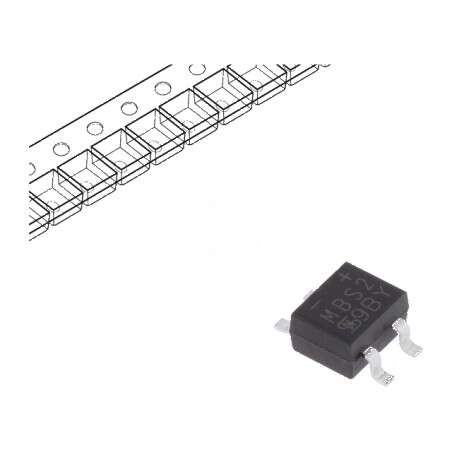 Punte redresoare monofazată 200V 0,8A 35A MBS SMT | Electronic-mag.ro | Componente Electronice