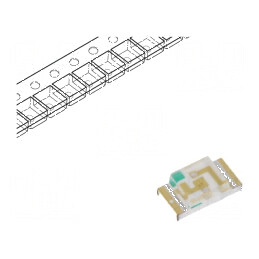LED SMD 1206 Albastru 40-100mcd 3,2x1,6x1,1mm 120° 20mA | Electronic-mag.ro | Componente Electronice