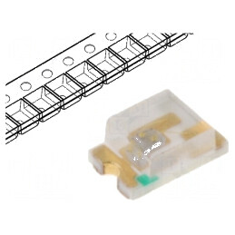 LED SMD 0805 Verde 80-200mcd 130° 20mA λd: 525nm | Electronic-mag.ro | Componente Electronice