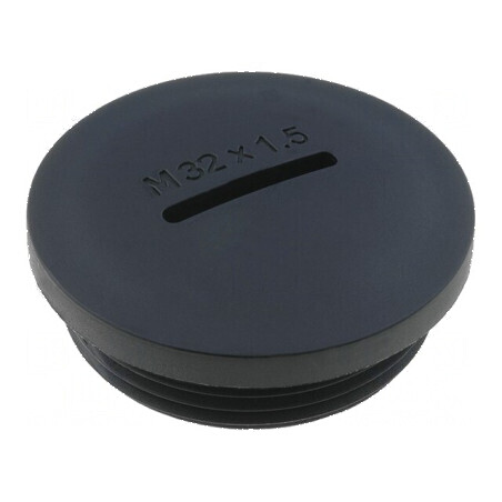 Capac de protecție M32 1,5 poliamidă neagră 13,3mm | Electronic-mag.ro | Componente Electronice