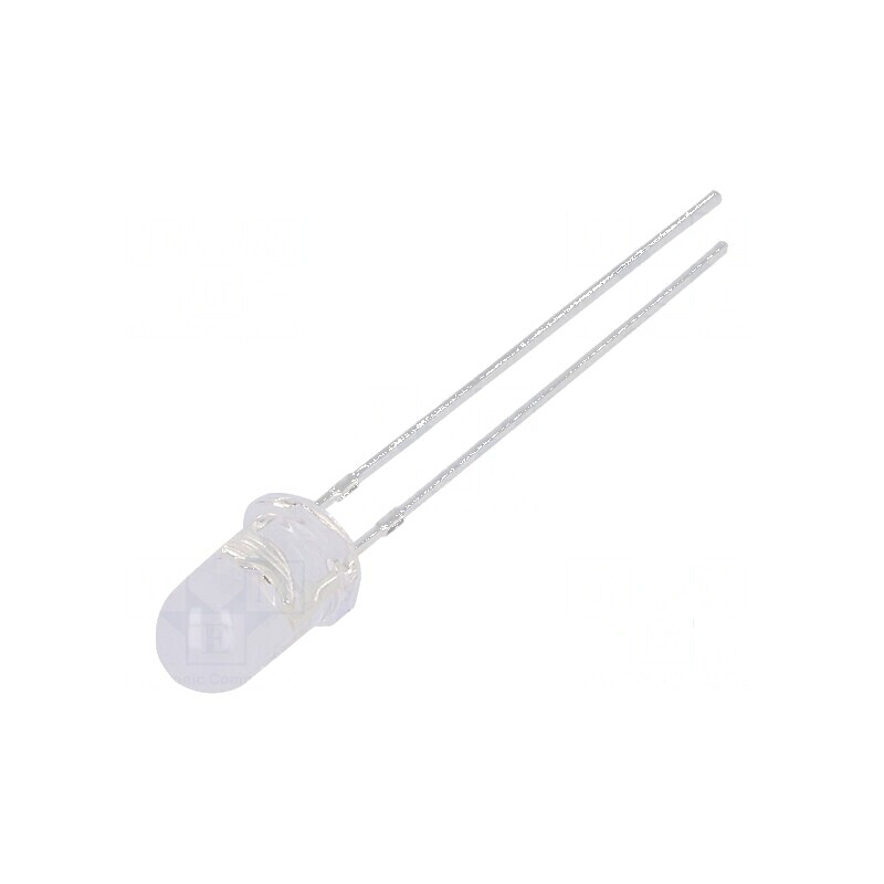 LED 5mm portocalie 2180-3000mcd 100° convex | Electronic-mag.ro | Componente Electronice