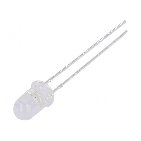 LED 5mm portocalie 2180-3000mcd 100° convex | Electronic-mag.ro | Componente Electronice
