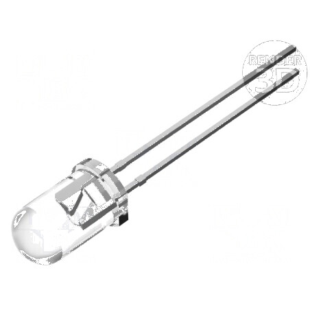 LED 5mm roșie 4200-5800mcd 100° convex | Electronic-mag.ro | Componente Electronice