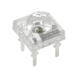 LED Super Flux roșie 7,62x7,62mm 2500-4000mcd 60° 20mA | Electronic-mag.ro | Componente Electronice