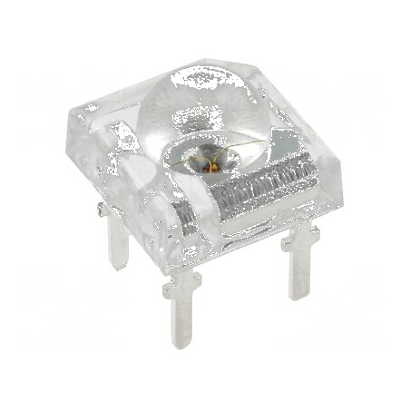 LED Super Flux roșie 7,62x7,62mm 2500-4000mcd 60° 20mA | Electronic-mag.ro | Componente Electronice