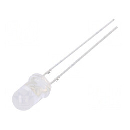 LED 5mm galben 4200-5800mcd 100° convex | Electronic-mag.ro | Componente Electronice