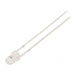 LED 3mm Albastru Clipire 1560-2180mcd 30° 20mA Nr.term: 2 | Electronic-mag.ro | Componente Electronice
