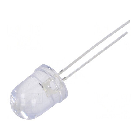 LED 10mm Albastru Ice Blue 10000mcd 30° Nr.term: 2 | Electronic-mag.ro | Componente Electronice