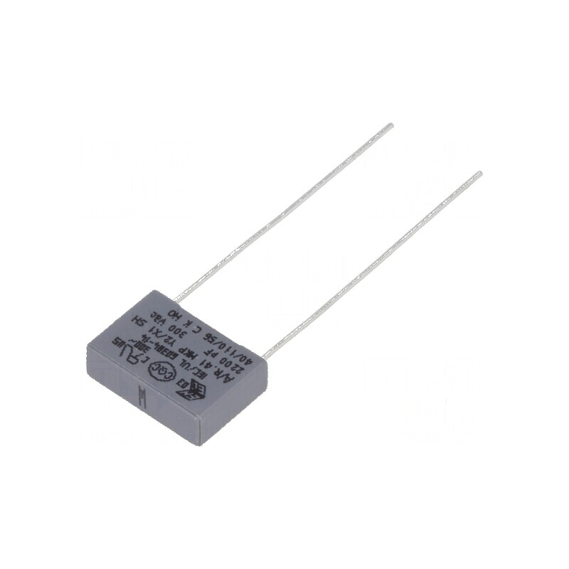 Condensator polipropilenă Y2 R41 2,2nF 13x4x9mm THT ±20% | Electronic-mag.ro | Componente Electronice