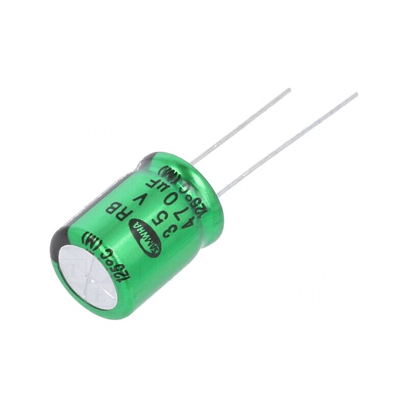 Condensator electrolitic THT 470uF 35V 12,5x16mm ±20% | Electronic-mag.ro | Componente Electronice Condensator electrolitic THT 470uF 35V 12,5x16mm ±20% | Electronic-mag.ro | Componente Electronice
