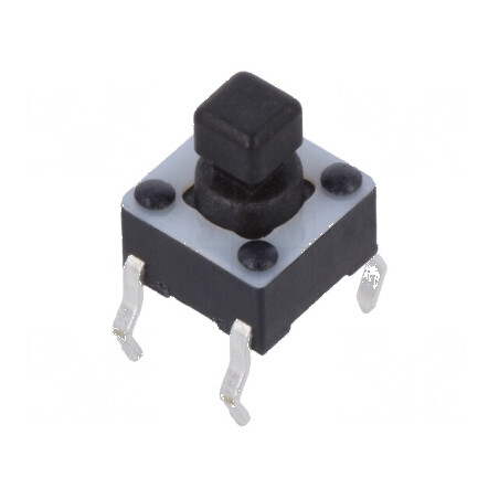 Microîntrerupător TACT SPST-NO 0,05A/12VDC THT Poz: 2 1,57N | Electronic-mag.ro | Componente Electronice