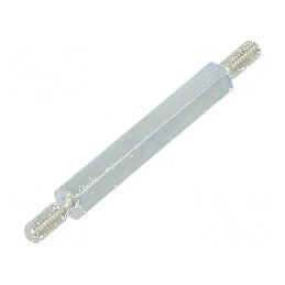 Piuliță distanțieră filetată 25mm M2.5 hexagonală | Electronic-mag.ro | Componente Electronice