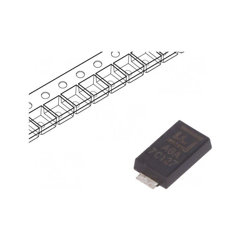 Diodă TVS 600W 7V 58,3A unidirecțională DO221AC | Electronic-mag.ro | Componente Electronice