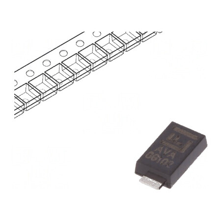 Diodă TVS 600W 10,6V 39A unidirecțională DO221AC ±5% | Electronic-mag.ro | Componente Electronice