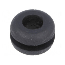 Manșon cauciuc negru 7mm x 5mm -30÷90°C | Electronic-mag.ro | Componente Electronice