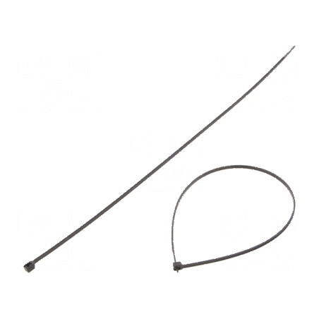 Colier de strângere poliamidă 330mm 2,8mm 110N negru | Electronic-mag.ro | Componente Electronice