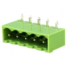 Regletă de conexiuni deconectabilă 5 pini 5,08mm | Electronic-mag.ro | Componente Electronice