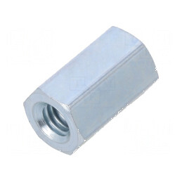 Piuliță distanțieră filetată M4 12mm hexagonală | Electronic-mag.ro | Componente Electronice