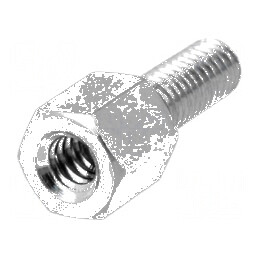 Piuliță distanțieră filet 5mm UNC4-40 alamă | Electronic-mag.ro | Componente Electronice
