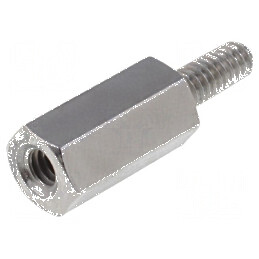 Piuliță distanțieră filetată 8mm M2 | Electronic-mag.ro | Componente Electronice
