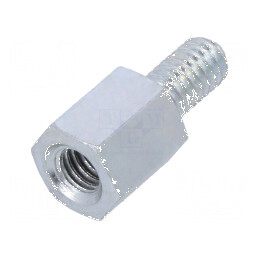 Piuliță distanțieră filetată 8mm M4 | Electronic-mag.ro | Componente Electronice
