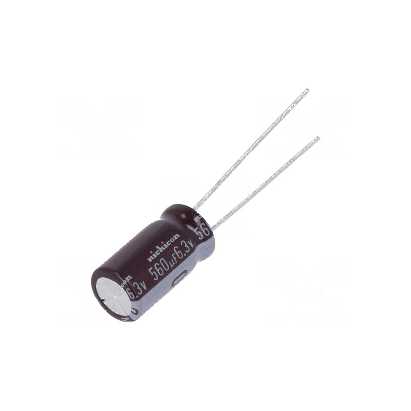 Condensator electrolitic low ESR THT 560uF 6.3VDC Ø8x15mm | Electronic-mag.ro | Componente Electronice Condensator electrolitic low ESR THT 560uF 6.3VDC Ø8x15mm | Electronic-mag.ro | Componente Electronice