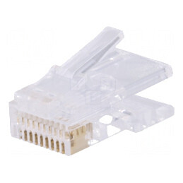 Conector RJ50 mufă 10 PIN 10p10c pe cablu | Electronic-mag.ro | Componente Electronice