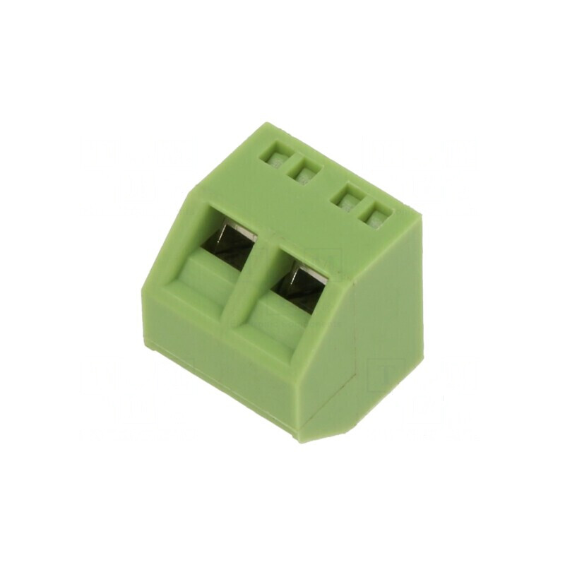 Regletă de conexiuni pentru PCB unghi 45° 5mm, 2 piste 1,5mm² | Electronic-mag.ro | Componente Electronice Regletă de conexiuni pentru PCB unghi 45° 5mm, 2 piste 1,5mm² | Electronic-mag.ro | Componente Electronice