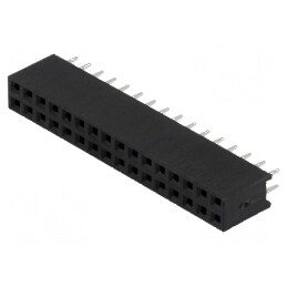 Conector şiruri pini soclu mamă 32 PIN 2,54mm THT 2x16 | Electronic-mag.ro | Componente Electronice