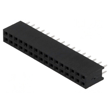 Conector şiruri pini soclu mamă 32 PIN 2,54mm THT 2x16 | Electronic-mag.ro | Componente Electronice